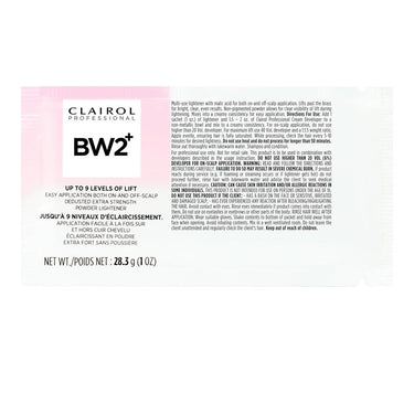 CLAIROL BW2+ Dedusted Extra Strength Powder Lightener Packet (1oz), Sareya Beauty Supply Store
Beauty Supply Store